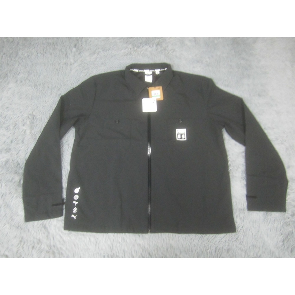 Puma Jacket Adult Large Black TH The Hundreds Noir Chore NWT Full Zip Up Mens